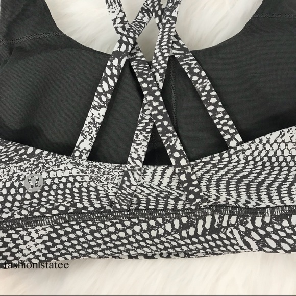 NWT lululemon energy bra swerve vapor metal grey - Picture 3 of 8